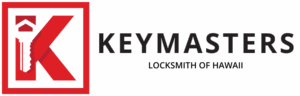 Keymasters Locksmith logo - Oahu's trusted residential, commercial, and automotive locksmith